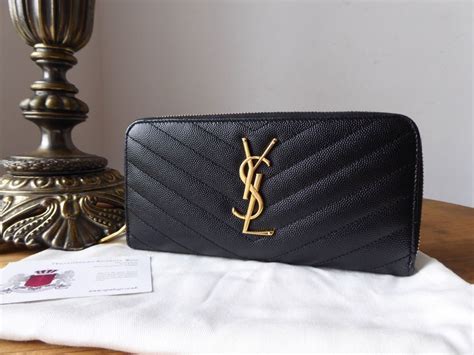 ysl zipper wallet